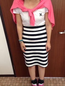 「Marc by Marc Jacobs（マークバイマークジェイコブス）のアイテム（アクセサリー）」を使った、kanadeさん（レディース・156cm）の春コーディネート