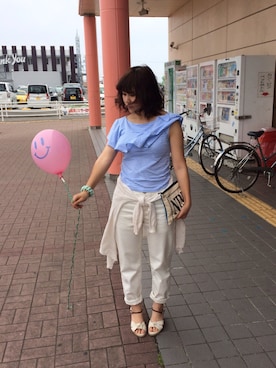 「Marc by Marc Jacobs（マークバイマークジェイコブス）のアイテム（アクセサリー）」を使った、kanadeさん（レディース・156cm）の春コーディネート