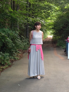 「FREE'S MART（フリーズマート）のアイテム（その他）」を使った、kanadeさん（レディース・156cm）の夏コーディネート