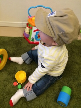 WEAR × おうしろうさん（キッズ・70cm）の冬コーディネート