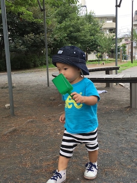 WEAR × おうしろうさん(キッズ・80cm)の夏コーディネート