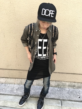 「MIDAS（ミダス）のアイテム」を使った、R.I.D.Eさん（メンズ・165cm）の夏コーディネート