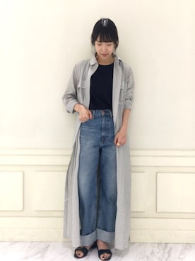 「Rails（レイルズ）のアイテム（ワンピース/ドレス）」を使った、sayuriさん（レディース・162cm）の夏コーディネート