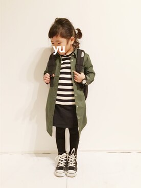 yuuunaさん（キッズ・100cm）の冬コーディネート
