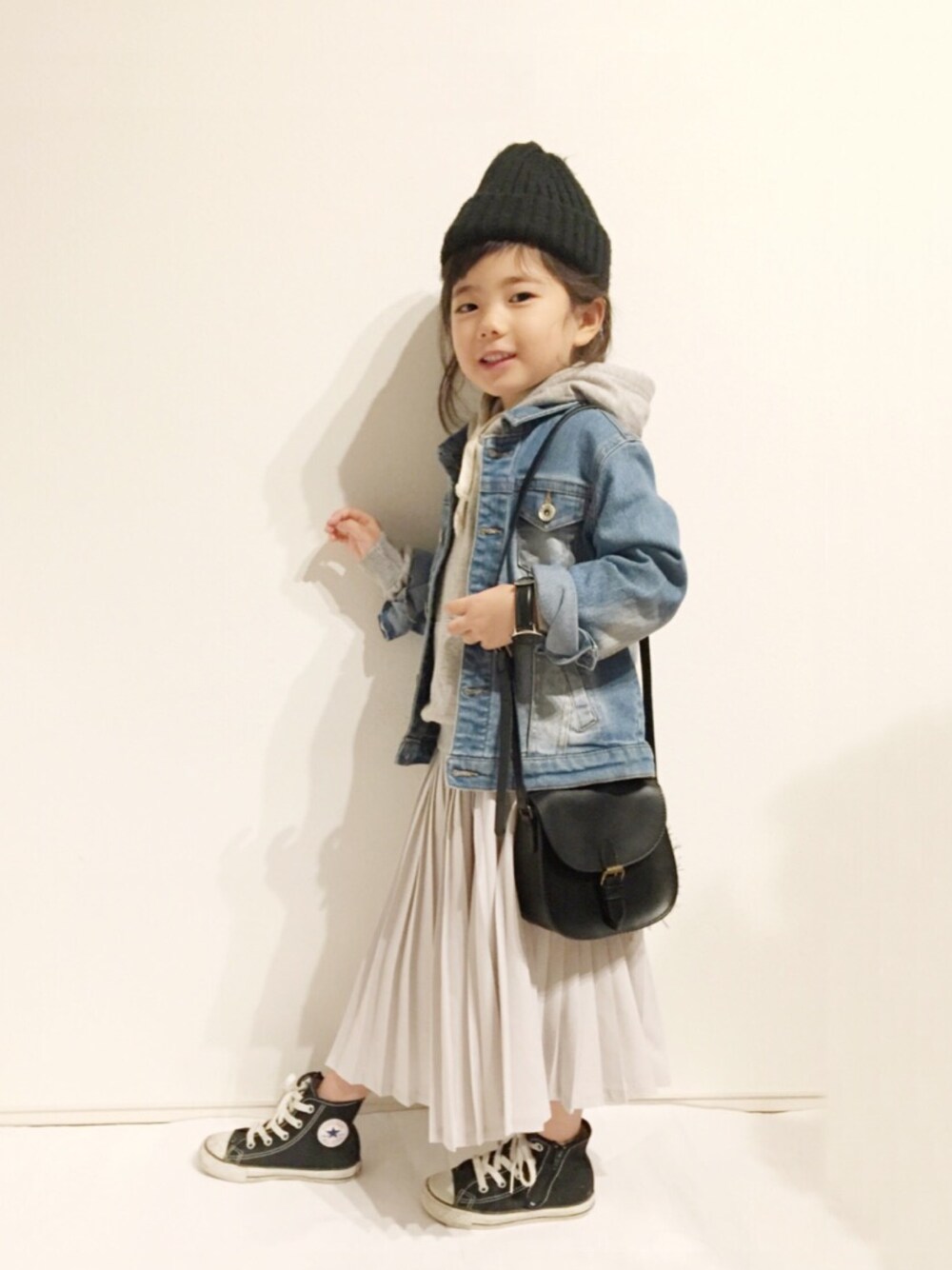 yuuunaさんの「プリーツスカート（petit main）」を使ったコーディネートの1枚目の写真