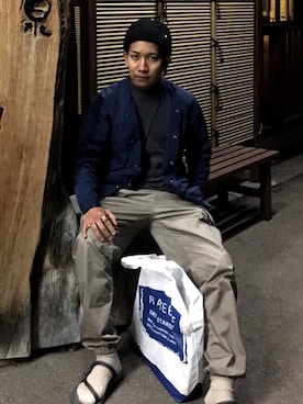 A VONTADEのノーカラージャケットを使ったメンズ人気