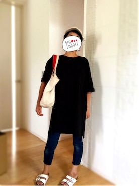 「7月WEAR夏のサンダル祭り」｜「アイテム（キャップ）」を使った、shu-san...さん（レディース・153cm）の夏コーディネート