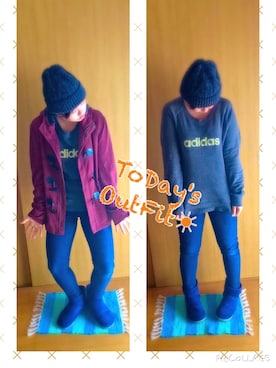 なっつんさん（レディース・159cm）の冬コーディネート