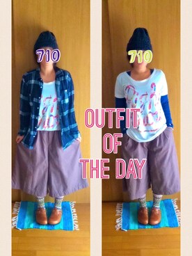 なっつんさん（レディース・159cm）の冬コーディネート