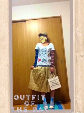 「雨」｜なっつんさん（レディース・159cm）の春コーディネート