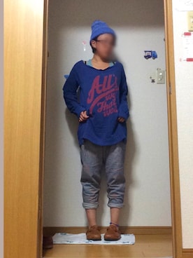 「ボーイッシュ」｜「アイテム（チュニック）」を使った、なっつんさん（レディース・159cm）の夏コーディネート