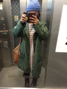 「RAY CASSIN（レイカズン）のアイテム（チュニック）」を使った、なっつんさん（レディース・159cm）の冬コーディネート