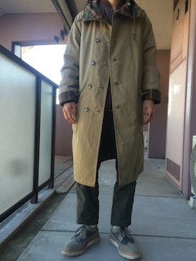 「tricker's」｜「アイテム（アクセサリー）」を使った、リョさん（メンズ・165cm）の冬コーディネート