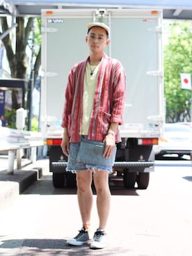 吉岡 レオさん（メンズ・175cm・20代）の夏コーディネート
