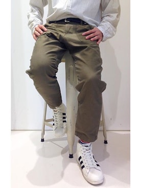 「UNITED ARROWS & SONS（ユナイテッドアローズアンドサンズ）のアイテム」を使った、吉岡 レオさん（メンズ・175cm）の夏コーディネート