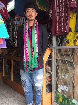 「UNITED ARROWS & SONS（ユナイテッドアローズアンドサンズ）のアイテム」を使った、吉岡 レオさん（メンズ・175cm）の冬コーディネート