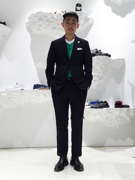 「アイテム（Tシャツ/カットソー）」を使った、吉岡 レオさん（メンズ・175cm）の夏コーディネート