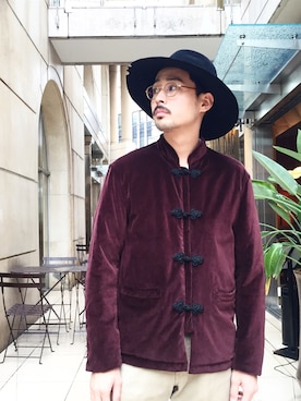 「UNITED ARROWS & SONS（ユナイテッドアローズアンドサンズ）のアイテム（その他アウター）」を使った、吉岡 レオさん（メンズ・175cm）の秋コーディネート
