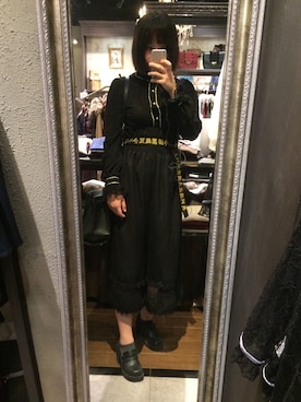 「axes femme（アクシーズファム）のアイテム（チノパンツ）」を使った、僵尸猫栗子さん（レディース・165cm）の秋コーディネート