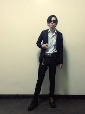 「clear（クリア）のアイテム」を使った、JACKさん（メンズ・185cm）の夏コーディネート