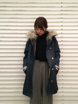 andyさん(レディース・162cm)の冬コーディネート