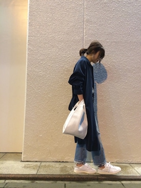 「春コート」｜andyさん（レディース・162cm）の冬コーディネート