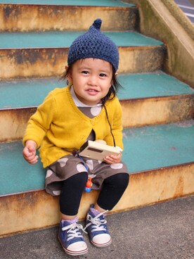 saku_n_desuさん（キッズ・80cm）の春コーディネート