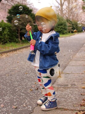 saku_n_desuさん（キッズ・80cm）の春コーディネート