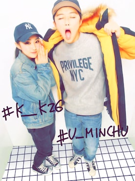 「PRIVILEGE（プリビレッジ）のアイテム」を使った、kamakoさん（レディース・153cm）の冬コーディネート