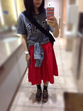 しーちゃんさん(レディース・156cm)の夏コーディネート