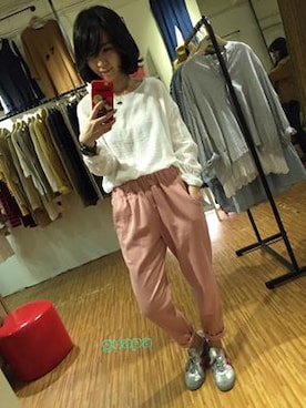 「棉麻」｜guapaさん（レディース・160cm）の春コーディネート