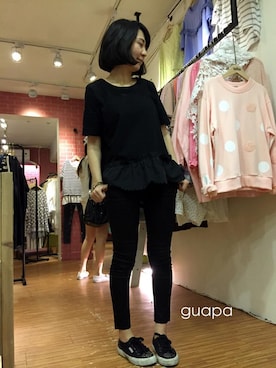 「アイテム（その他トップス）」を使った、guapaさん（レディース・160cm）の春コーディネート