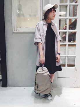「niko and...（ニコアンド）のアイテム（バングル/リストバンド）」を使った、yokoさん（レディース・161cm）の夏コーディネート