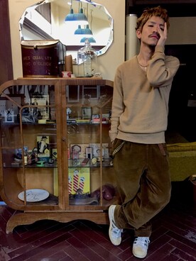 「カシミヤ」｜kuroさん（メンズ・163cm）の冬コーディネート