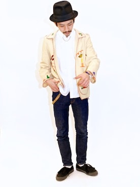 「アイテム（その他アウター）」を使った、kuroさん（メンズ・163cm・20代）の春コーディネート