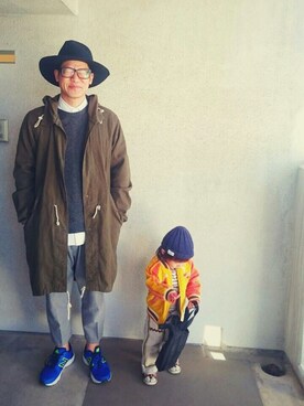 きんぐ　さん（メンズ・172cm）の冬コーディネート