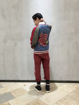 「Rick Owens（リックオウエンス）のアイテム」を使った、TOMさん（メンズ・170cm）の夏コーディネート