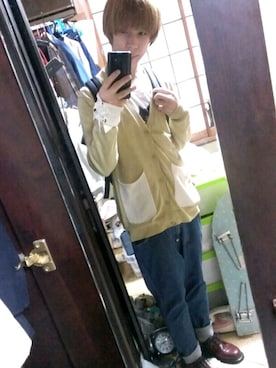 「にゃー」｜「アイテム（その他シューズ）」を使った、ドラ助さん（メンズ・167cm）の春コーディネート