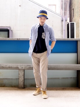 Yasuhiro Tsukamotoさん(メンズ・170cm)の夏コーディネート