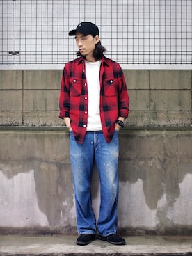 「surt（サート）のアイテム（帽子）」を使った、Yasuhiro  Tsukamotoさん（メンズ・170cm）の秋コーディネート