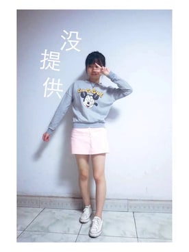 「アイテム（モカシン/デッキシューズ、ホワイト系）」を使った、milkmilkywayさん（レディース・168cm）の冬コーディネート