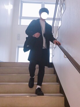 「HARE（ハレ）のアイテム（ソックス/靴下）」を使った、shotaさん（メンズ・172cm）の秋コーディネート