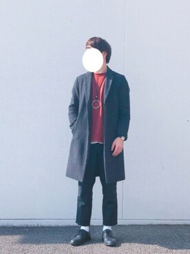 「HARE（ハレ）のアイテム（ソックス/靴下）」を使った、shotaさん（メンズ・172cm）の秋コーディネート