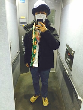 「クロップドパンツ」｜yosh1107さん（メンズ・178cm）の冬コーディネート