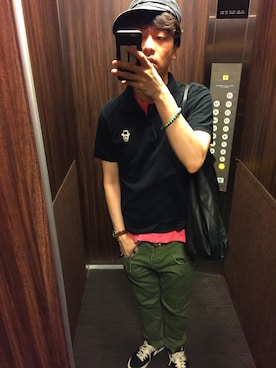 「CIVILIZED（シヴィライズド）のアイテム（帽子）」を使った、yosh1107さん（メンズ・178cm）の夏コーディネート