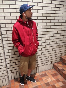 「アイテム（マウンテンパーカー）」を使った、MA$SAさん（メンズ・173cm・20代）の秋コーディネート