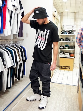 「アイテム（ブレスレット）」を使った、MA$SAさん（メンズ・173cm）の春コーディネート