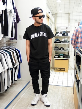 「アイテム（ブレスレット）」を使った、MA$SAさん（メンズ・173cm）の春コーディネート