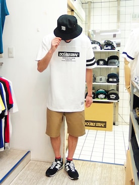 「アイテム（ブレスレット）」を使った、MA$SAさん（メンズ・173cm）の春コーディネート