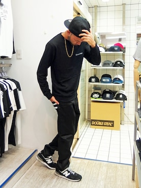 「アイテム（スウェット）」を使った、MA$SAさん（メンズ・173cm）の秋コーディネート